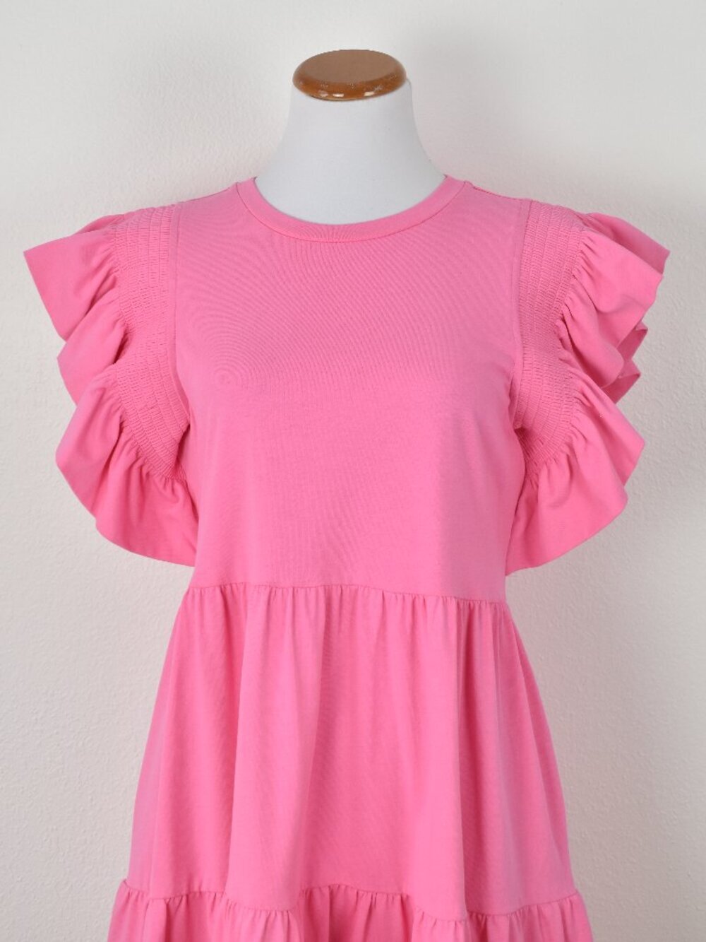English Factory Knit Ruffled Mini Dress - S - Picture 2 of 9